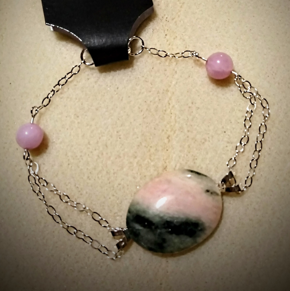 Rhodonite bracelet